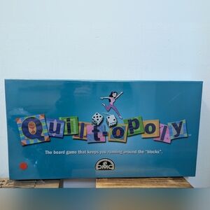 Quilt-opoly Family Board Game Quilting Sewing Monopoly Discontinued NEW SEALED